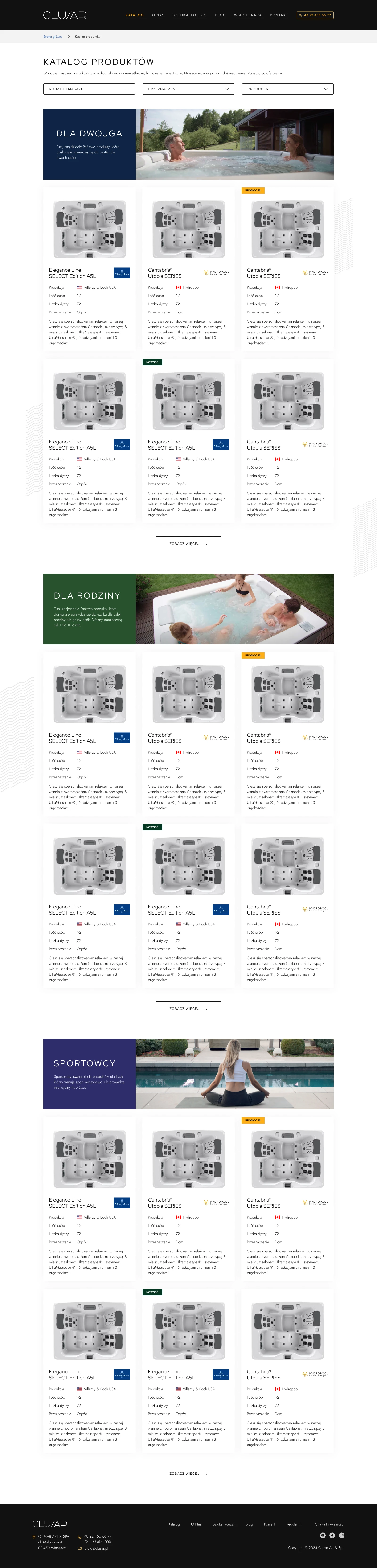 Clusar Art & SPA – Repositioning Jacuzzi from Utility Product to Lifestyle Experience — website00002