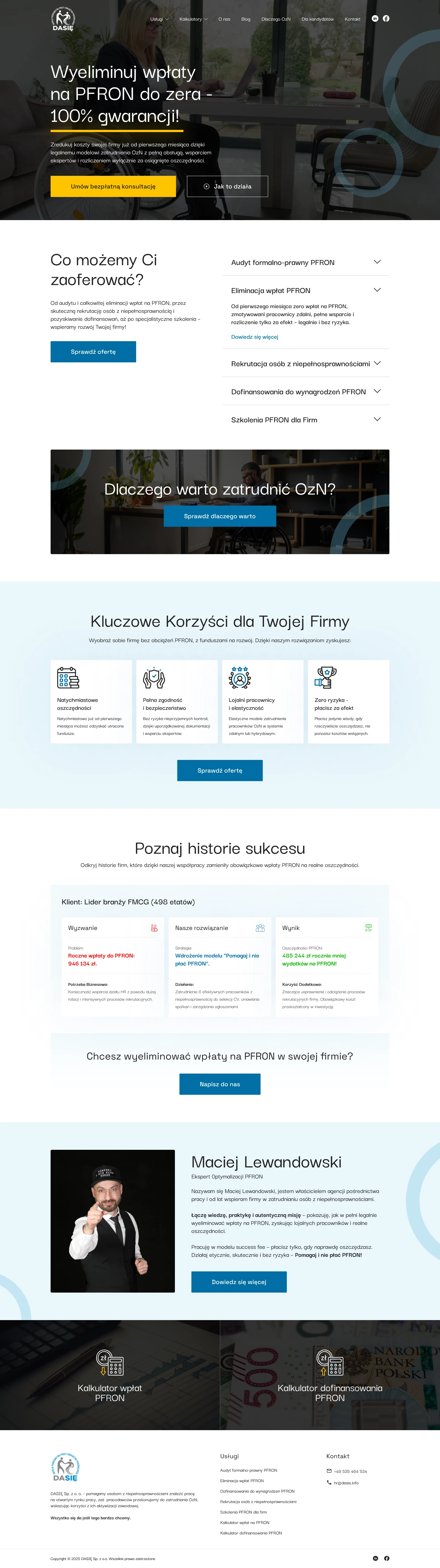 DASIĘ – Turning Bureaucratic Complexity into Calculators People Actually Want to Use — website00001