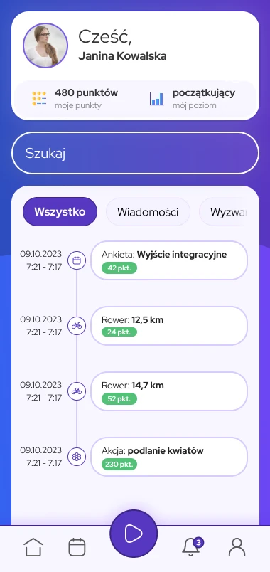 Do Pracy Bez Spalin – An Eco App That Turns Commuting Into a Game Worth Playing — app00007