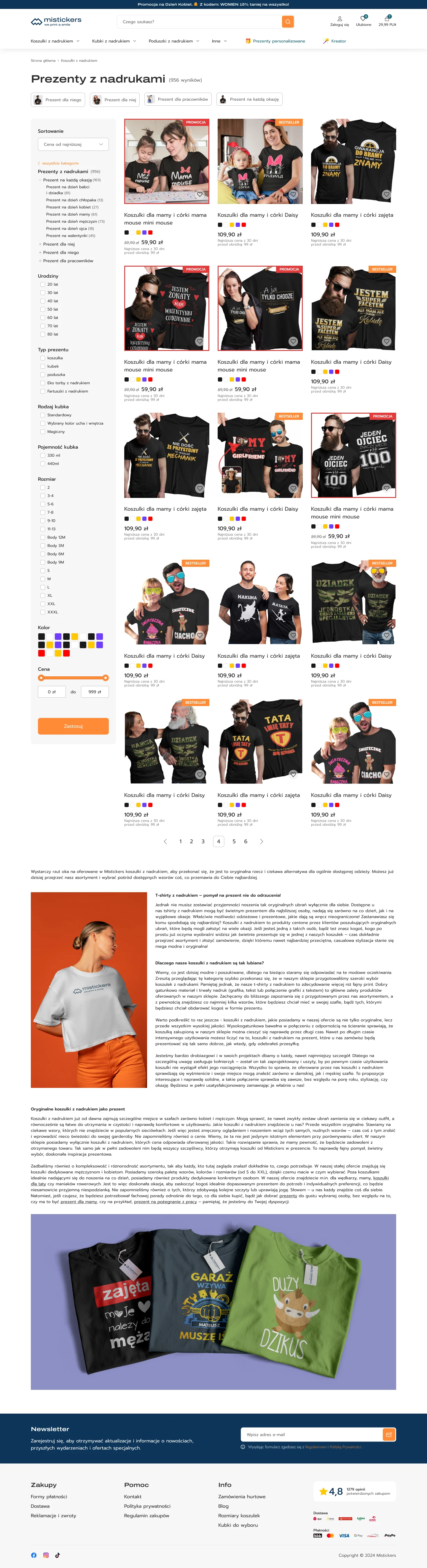 Mistickers.pl – 300% Revenue Growth by Fixing What Was Broken in the Purchase Flow — website00004